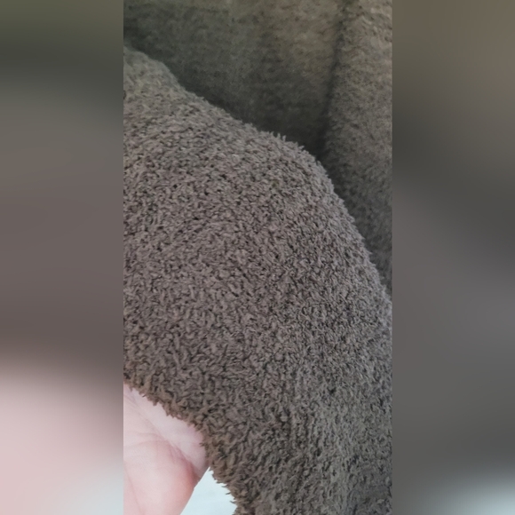 Nwt Kuwalla Tee tunic length brown super soft stretchy lounge cardigan size S - Picture 2 of 9